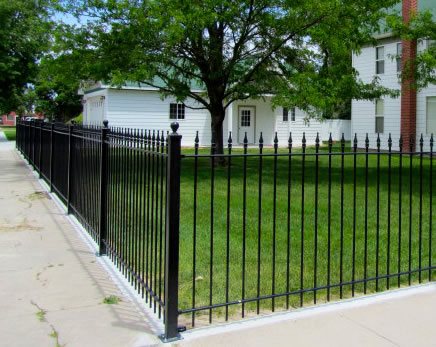 Iron fence