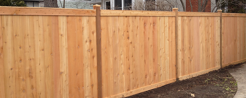 Fence project in progress