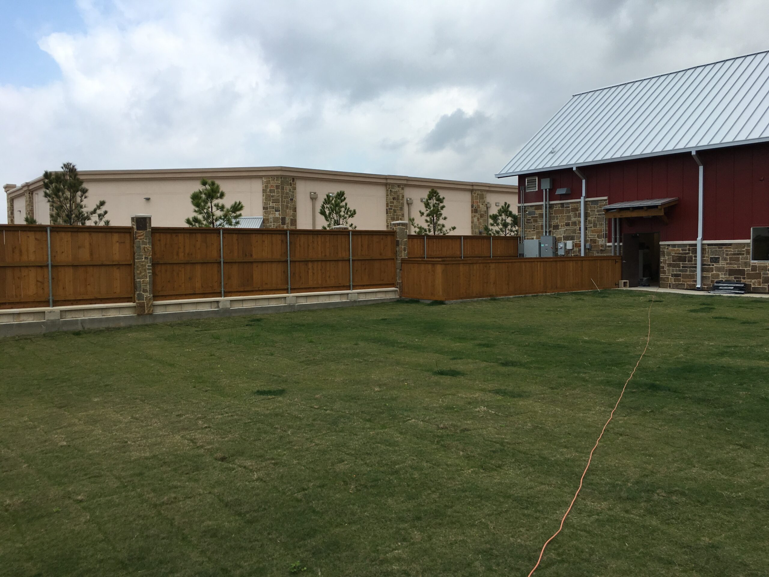 Stallion Fence Company job site