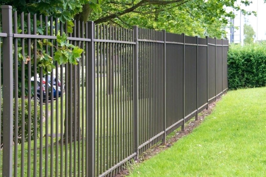 Yard iron fencing